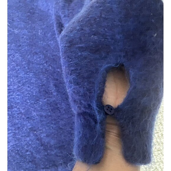 Country Road Sweater Size X Small, Crew Neck, purple & blue, mohair blend, wool - Picture 10 of 13